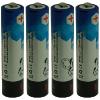 Piles/accus rechargeables AAA/LR03  750 mAh x4 - Vue arriere