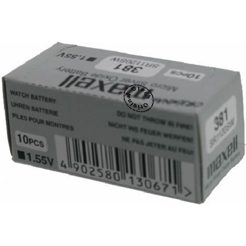 Pack de 10 piles maxell pour IEC SR55