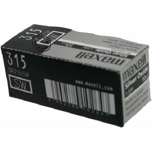 Pack de 10 piles maxell pour IEC SR67