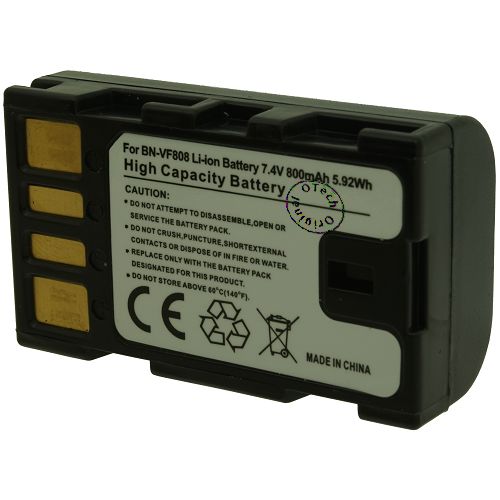 Powery Batterie pour JVC GR-DVL300 Batterie pour caméscope Li-ION 7,2V 
