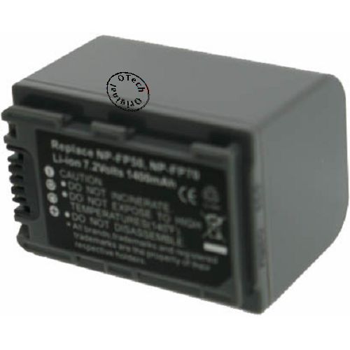 Batterie OTech pour NP-FP70 Grey 7.4V Li-Ion 1300mAh