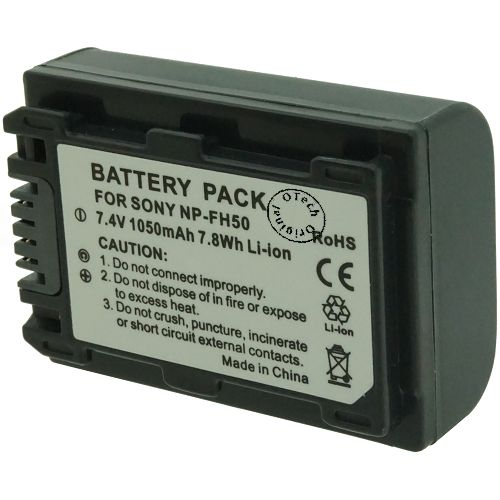 Batterie OTech pour SON NP-FH50 7.4V Li-Ion 1050mAh