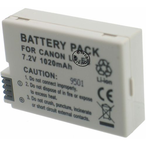 Batterie OTech pour CAN LP-E8 7.4V Li-Ion 1200mAh