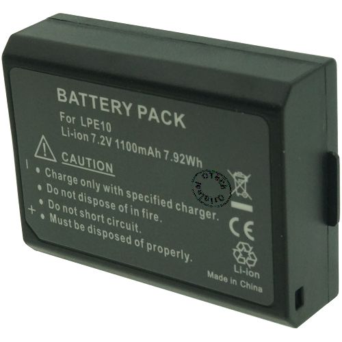 Batterie OTech pour CAN LP-E10 7.2V Li-Ion 1100mAh