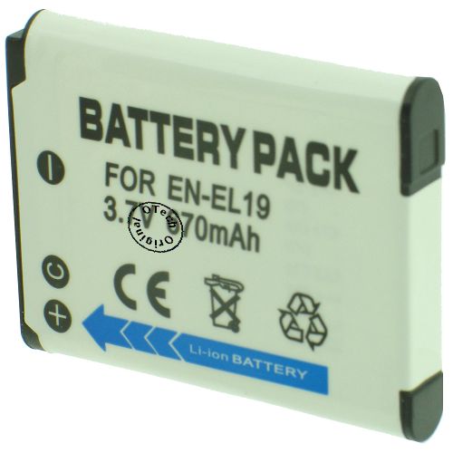 Batterie OTech pour NIK EN-EL19 3.6V Li-Ion 800mAh