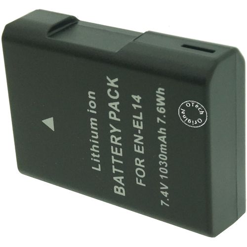Batterie OTech pour NIK EN-EL14 7.4V Li-Ion 1100mAh