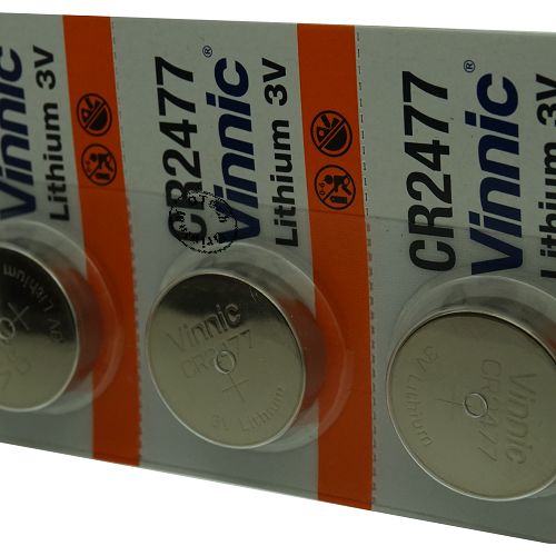 Pack de 5 Vinnic CR2477 3V Lithium