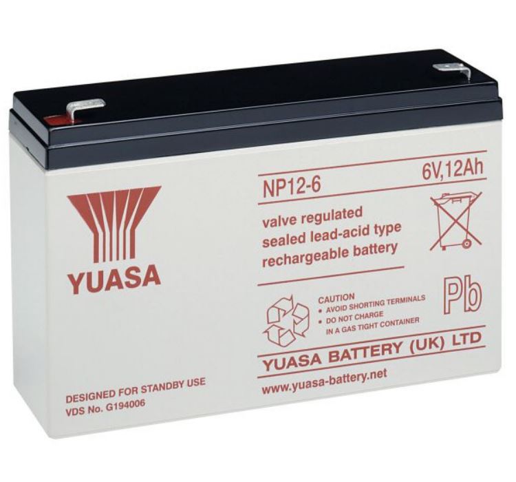 Batterie au plomb 6 Volts 12Ah Ultra Max SLA 6 Volts 10ah, NP12-6
