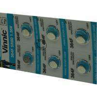 Pack de 10 piles Vinnic pour ENERGIZER 363 MD