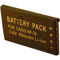 Batterie Appareil Photo pour CASIO EXILIM EX-M20U