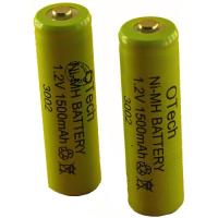 Piles/accus rechargeables AA/LR6  1500 mAh x2