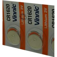 Pack de 5 Vinnic CR1620 3V Lithium
