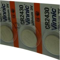Pack de 5 Vinnic CR2430 3V Lithium